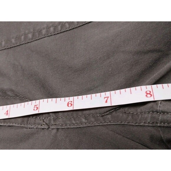 SO Juniors Womens Size 7 Capri Pants Khaki Brown Wear It Declare It Cute Comfy - Picture 9 of 13